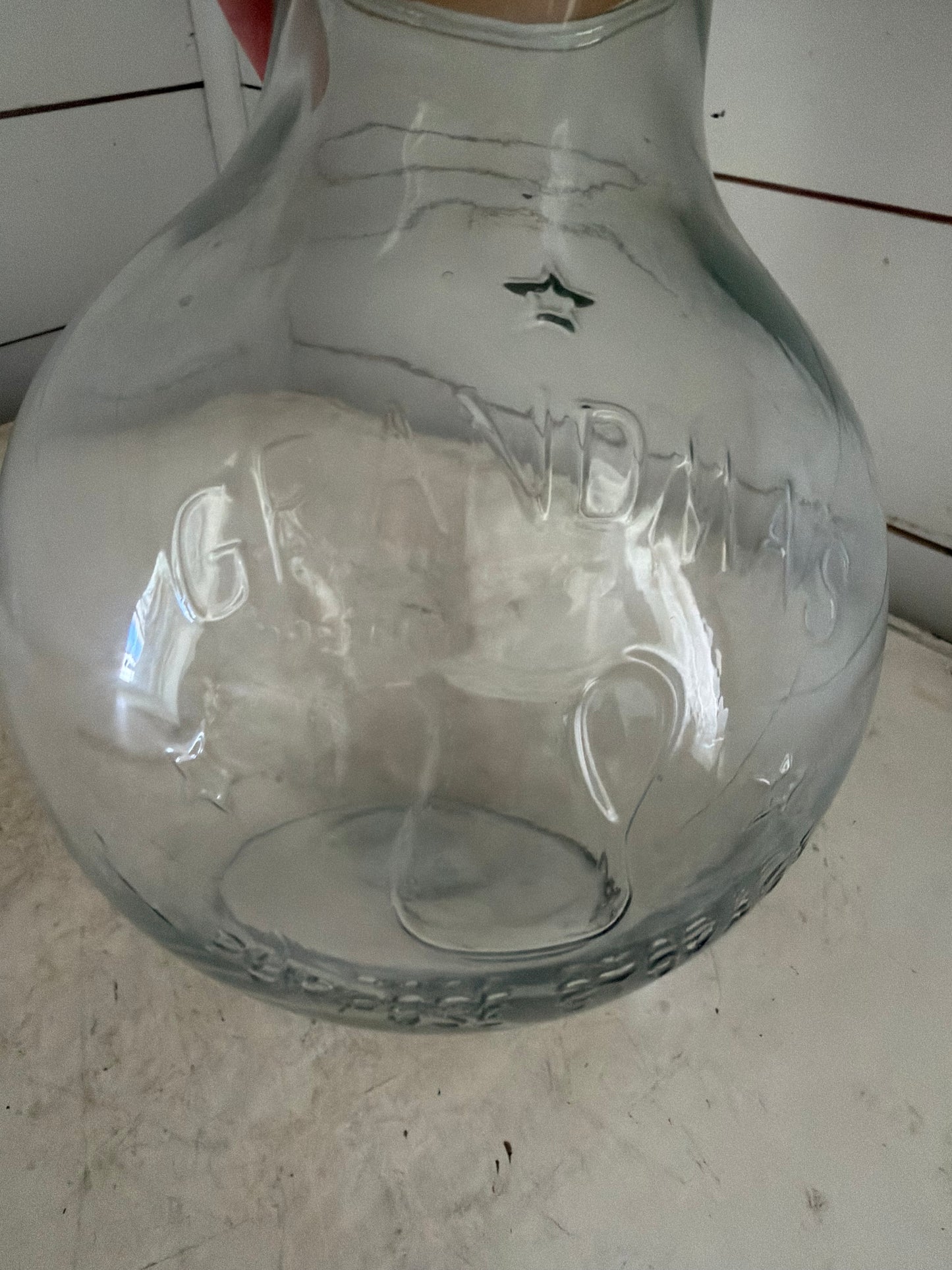 Grandmas All Purpose storage  Jar with wood Lid