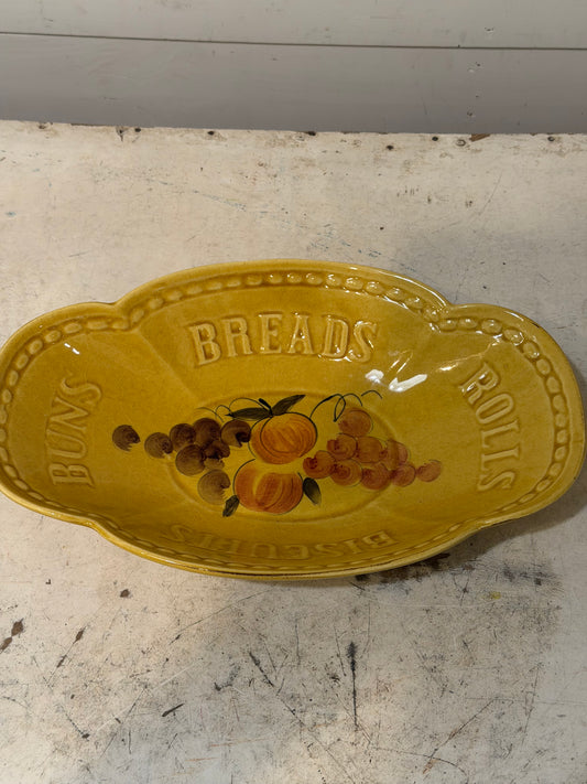 Mid Century Los Angeles Pottery Bread Bowl