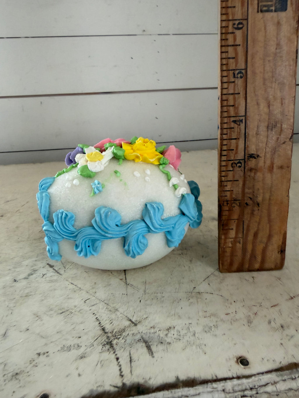 Vintage Panoramic Sugar Easter Egg