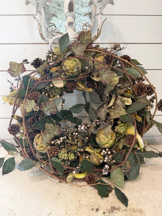 Large Hatvest wreath