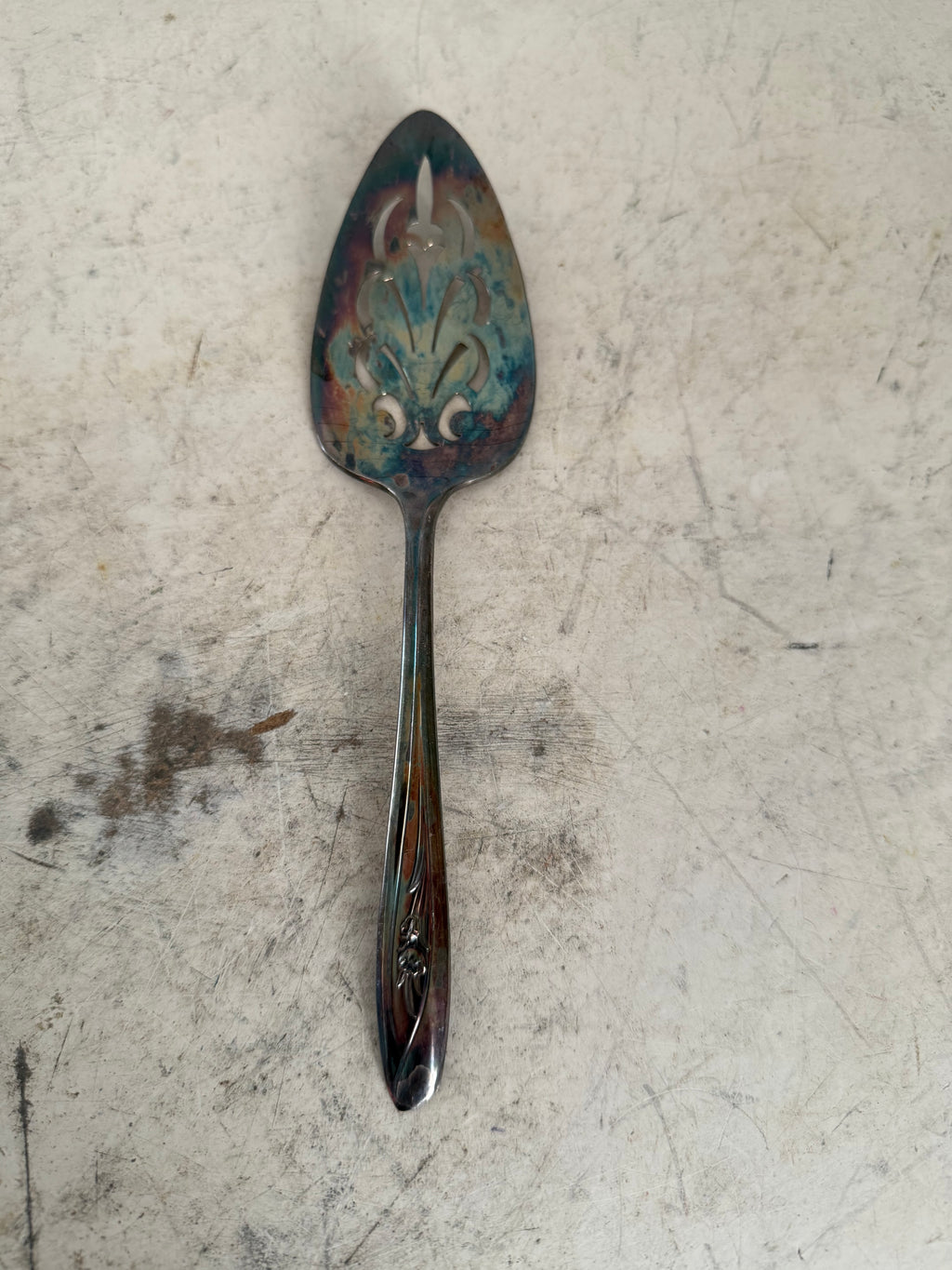 Vintage Silver Plate Cake Server