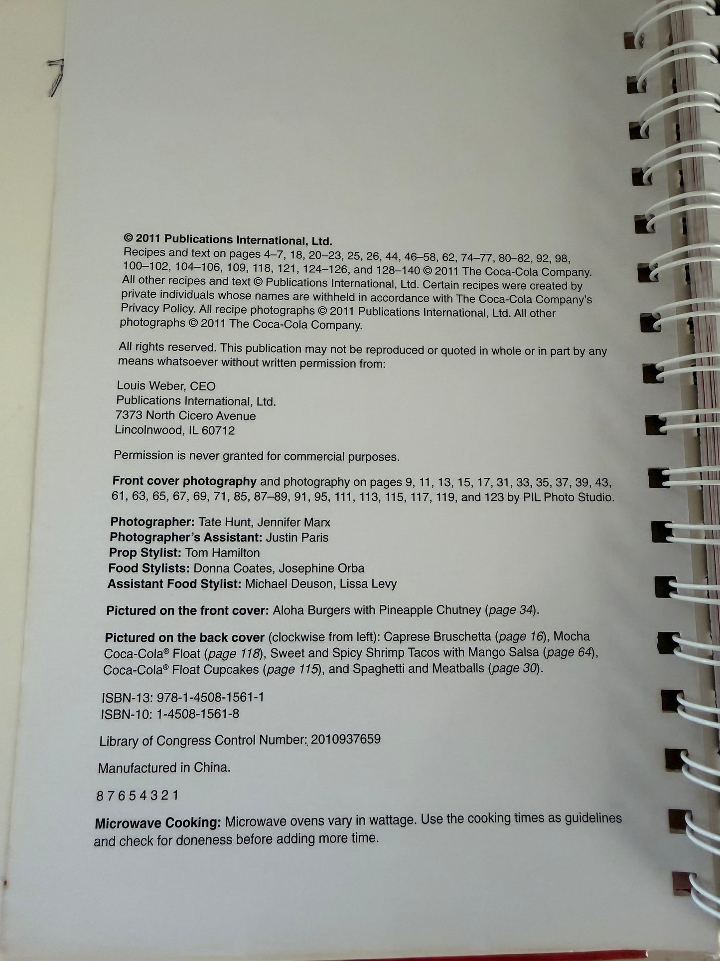 Coca-Cola refreshing recipes cookbook