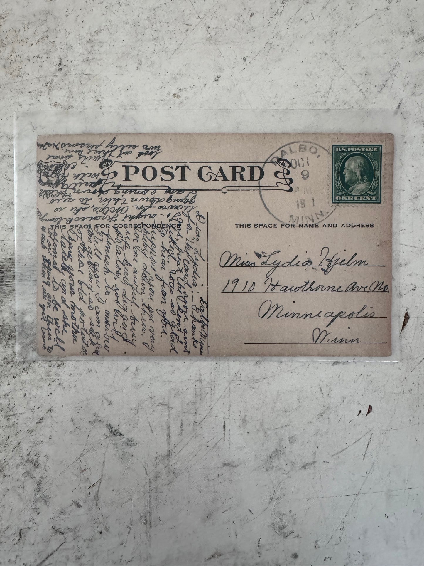 Antique postcard picked at random sold individually