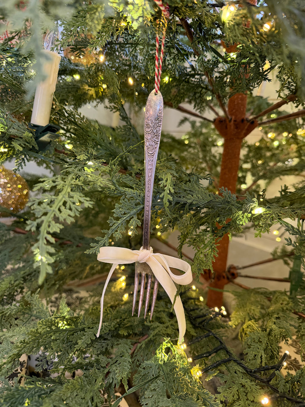 Tarnished Silverware Ornaments