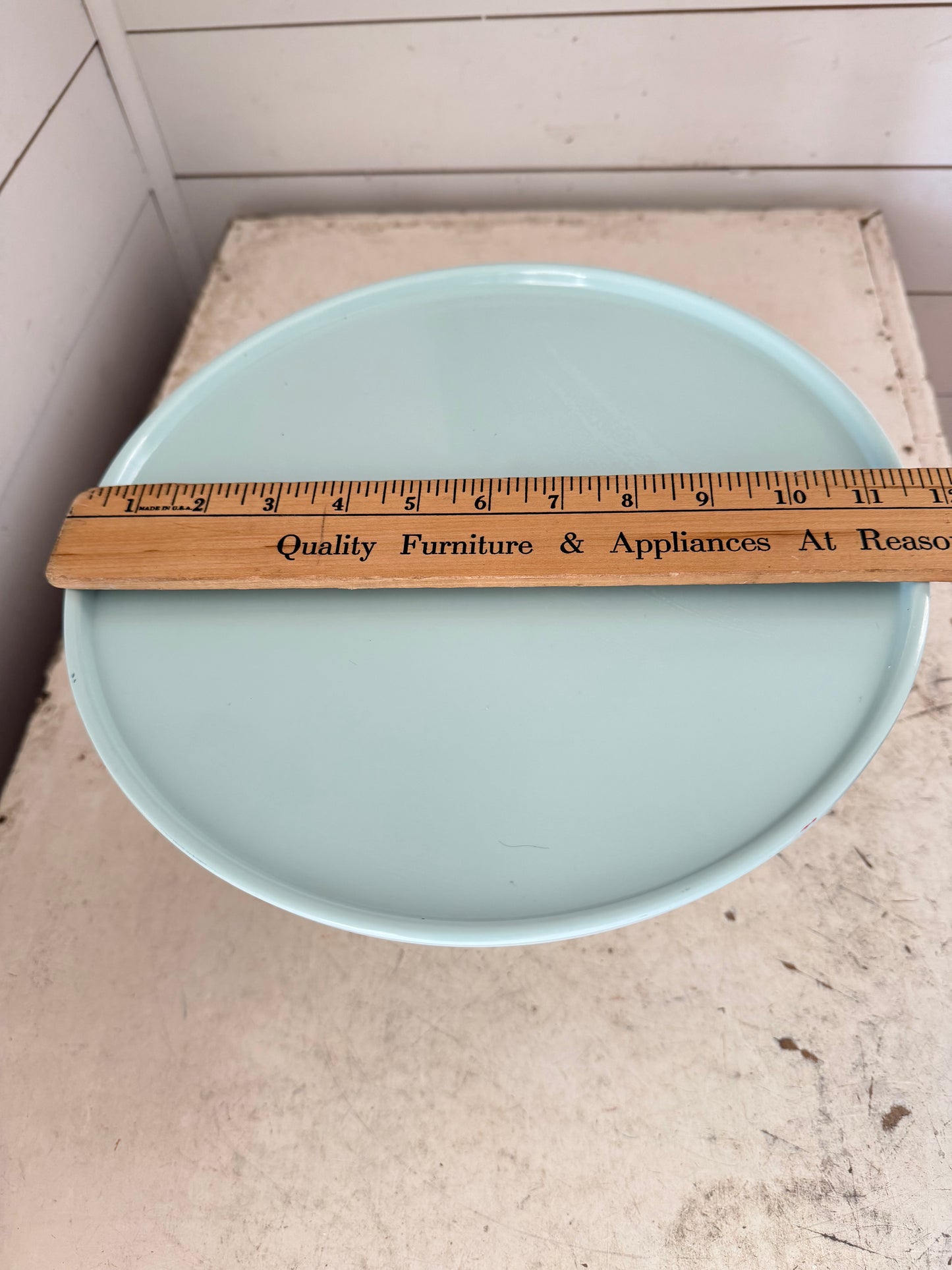 Mint Melamine Cake Plate