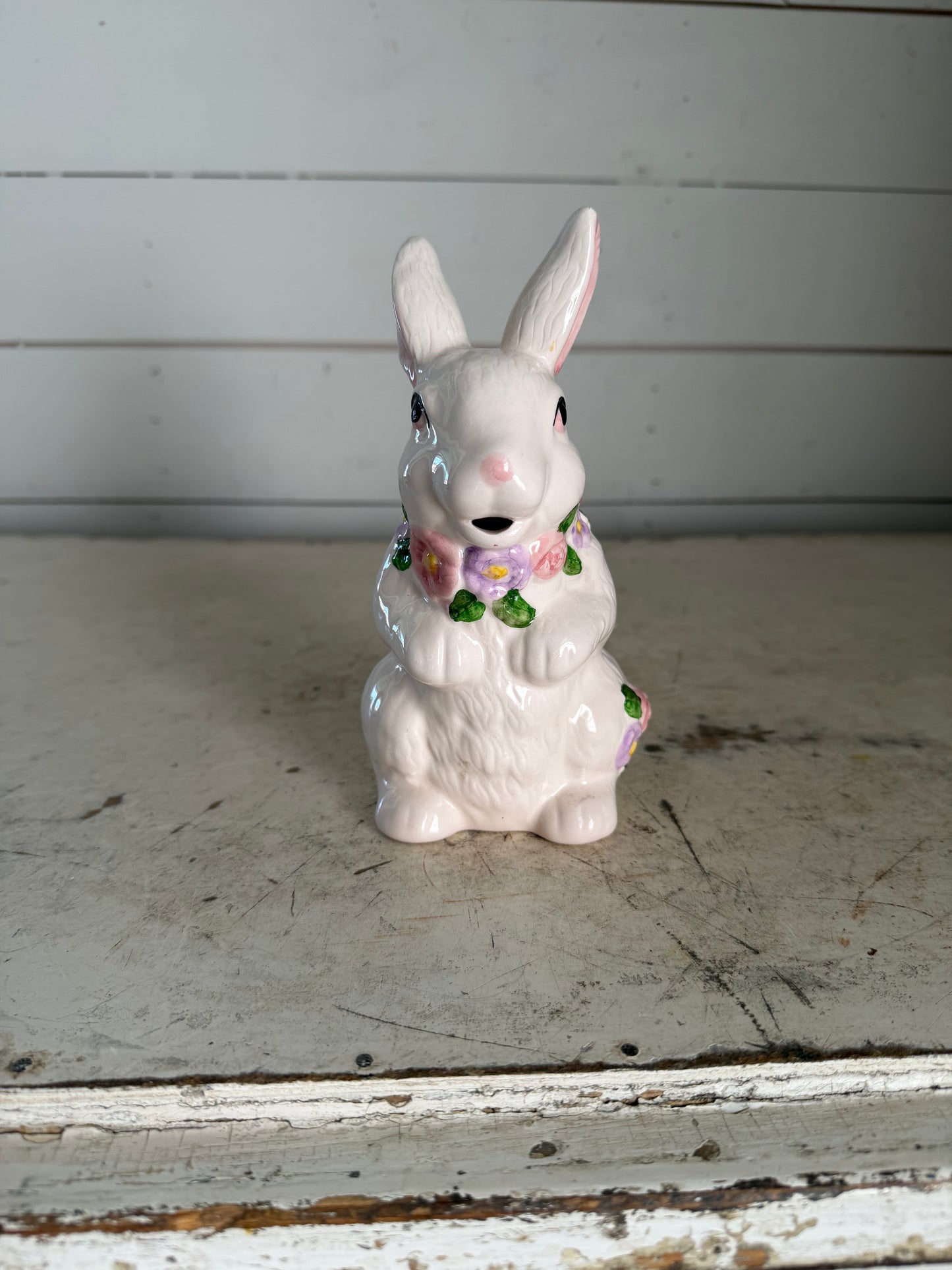 Vintage New Debco International Ceramic Spring Rabbit Cream Pitcher