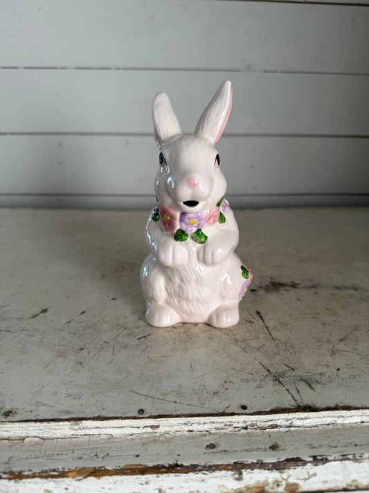 Vintage New Debco International Ceramic Spring Rabbit Cream Pitcher