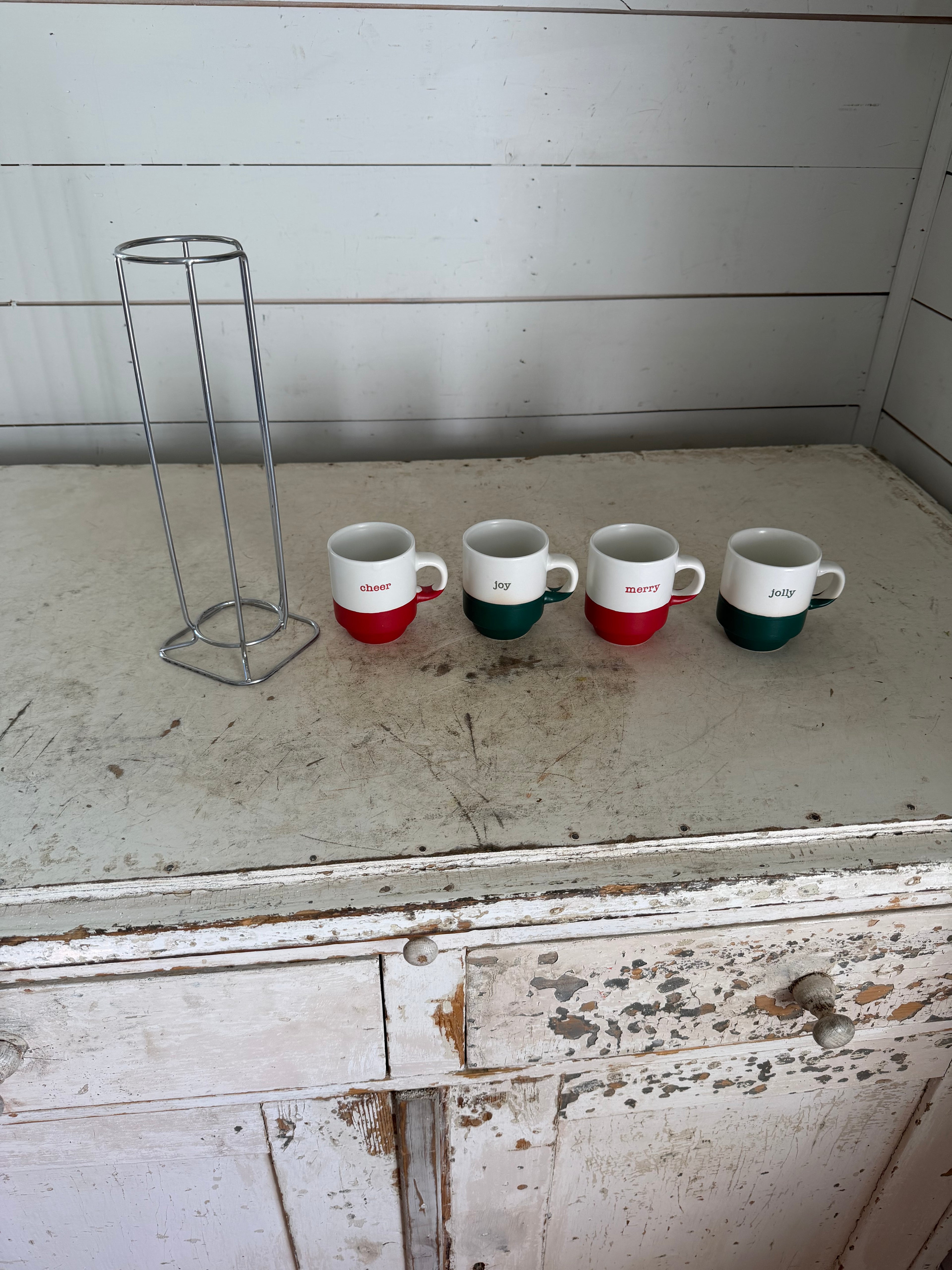 Set of 4 Christmas Mugs