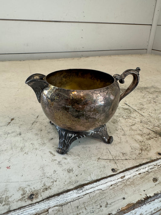 Tarnished Silver Creamer