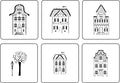 Christmas Village Houses | JRV Stencils