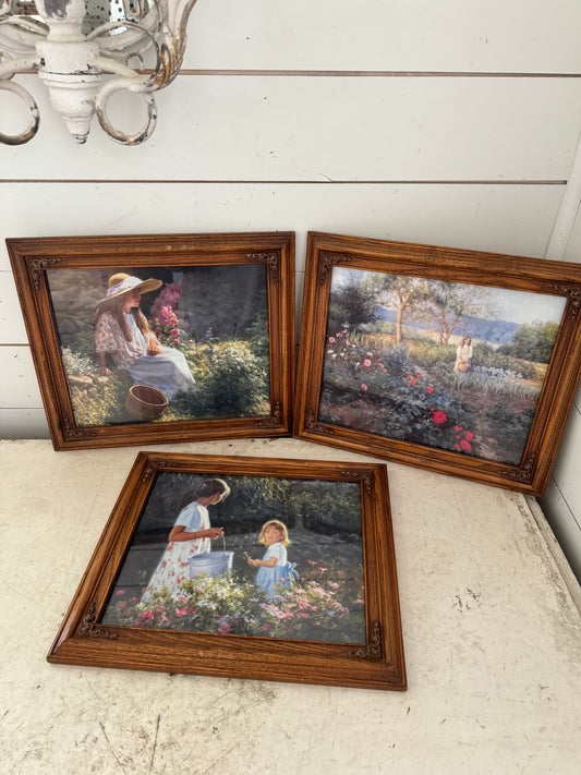 Set of 3 Framed Prints 8x10