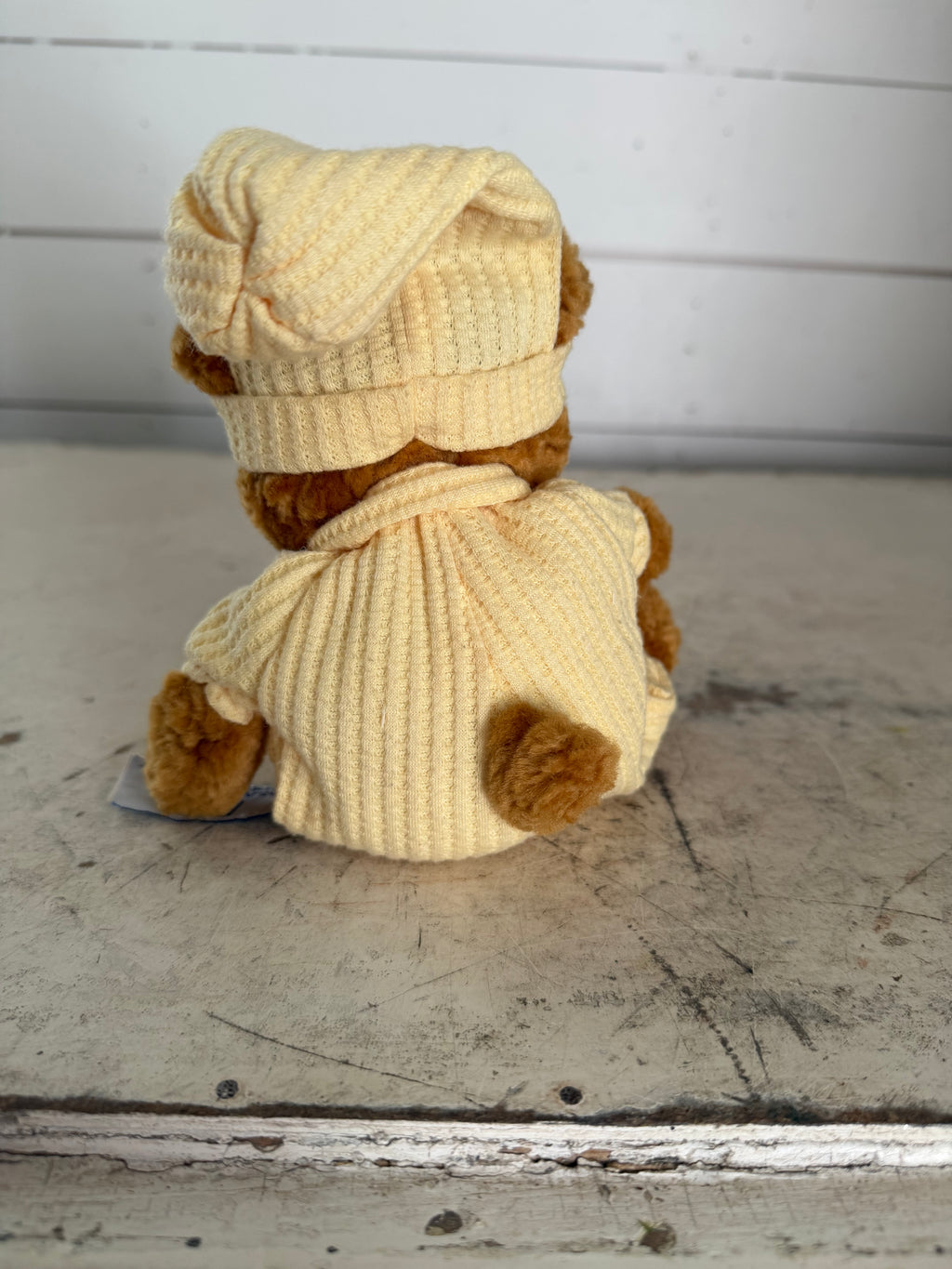 A&A plush Teddy Bear In Yellow Pajamas