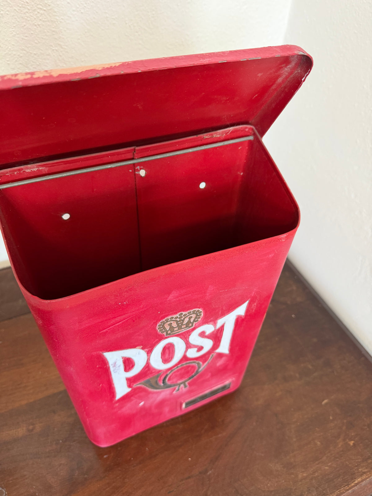 Vintage Johansson and Hallgren Metal Wall Mounted Mail Box “Post”
