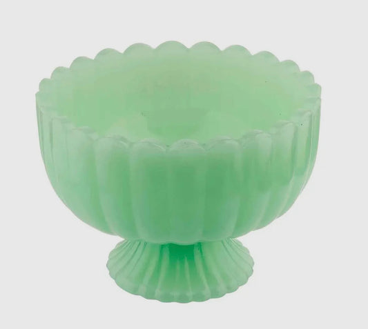 Jadeite Glass Sundae Dish