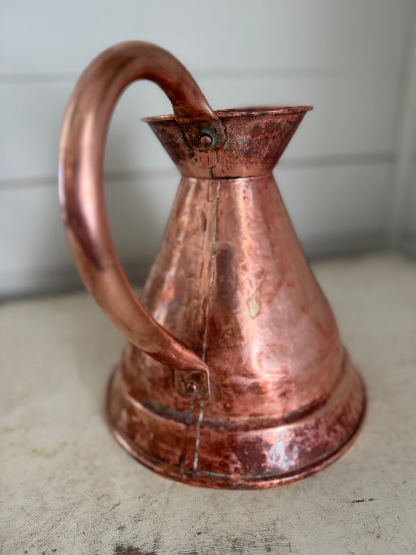 Georgian Antique English Copper Milk Jug