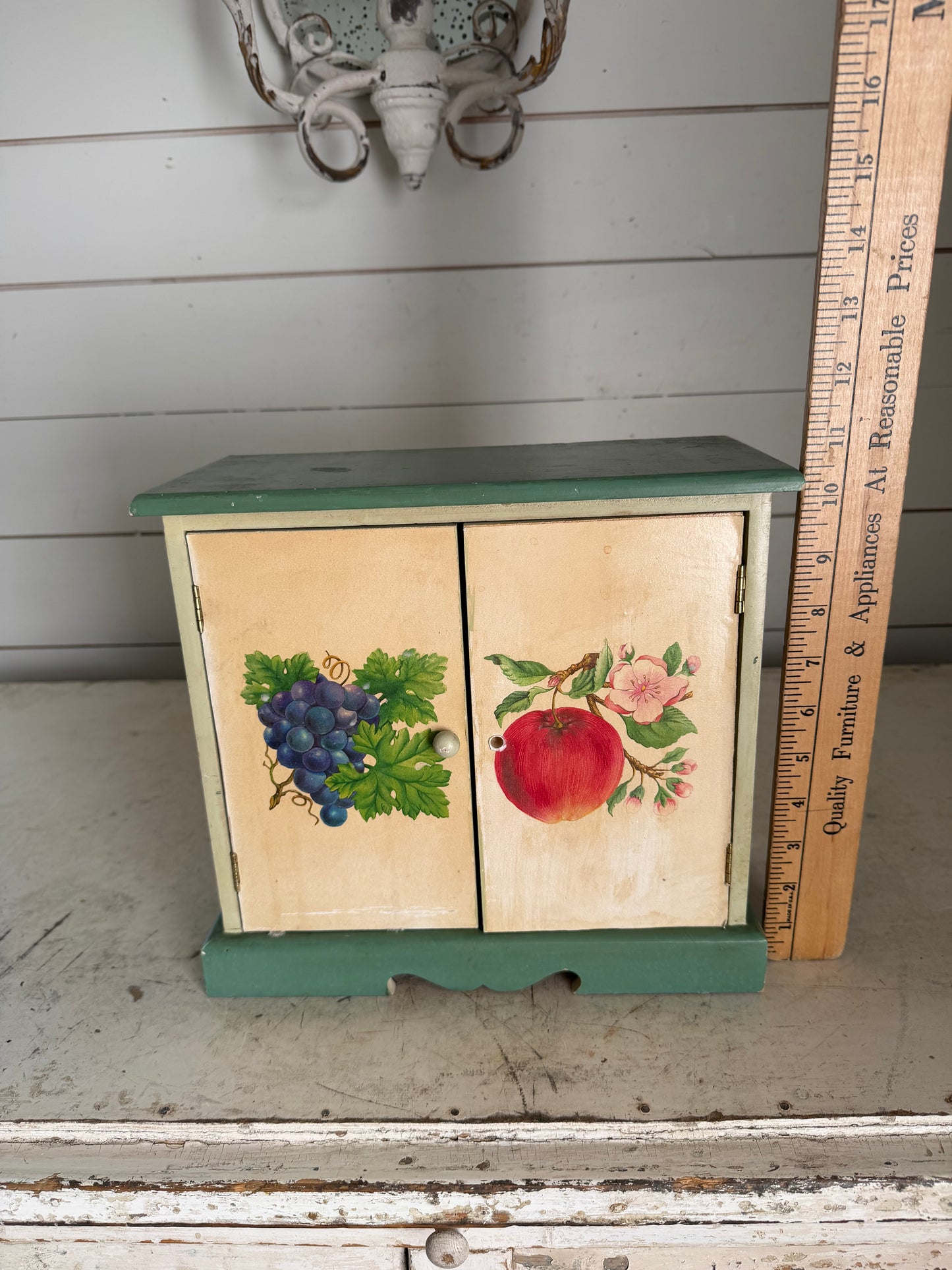 Small Wood Countertop Cabinet - Will Get Makeover
