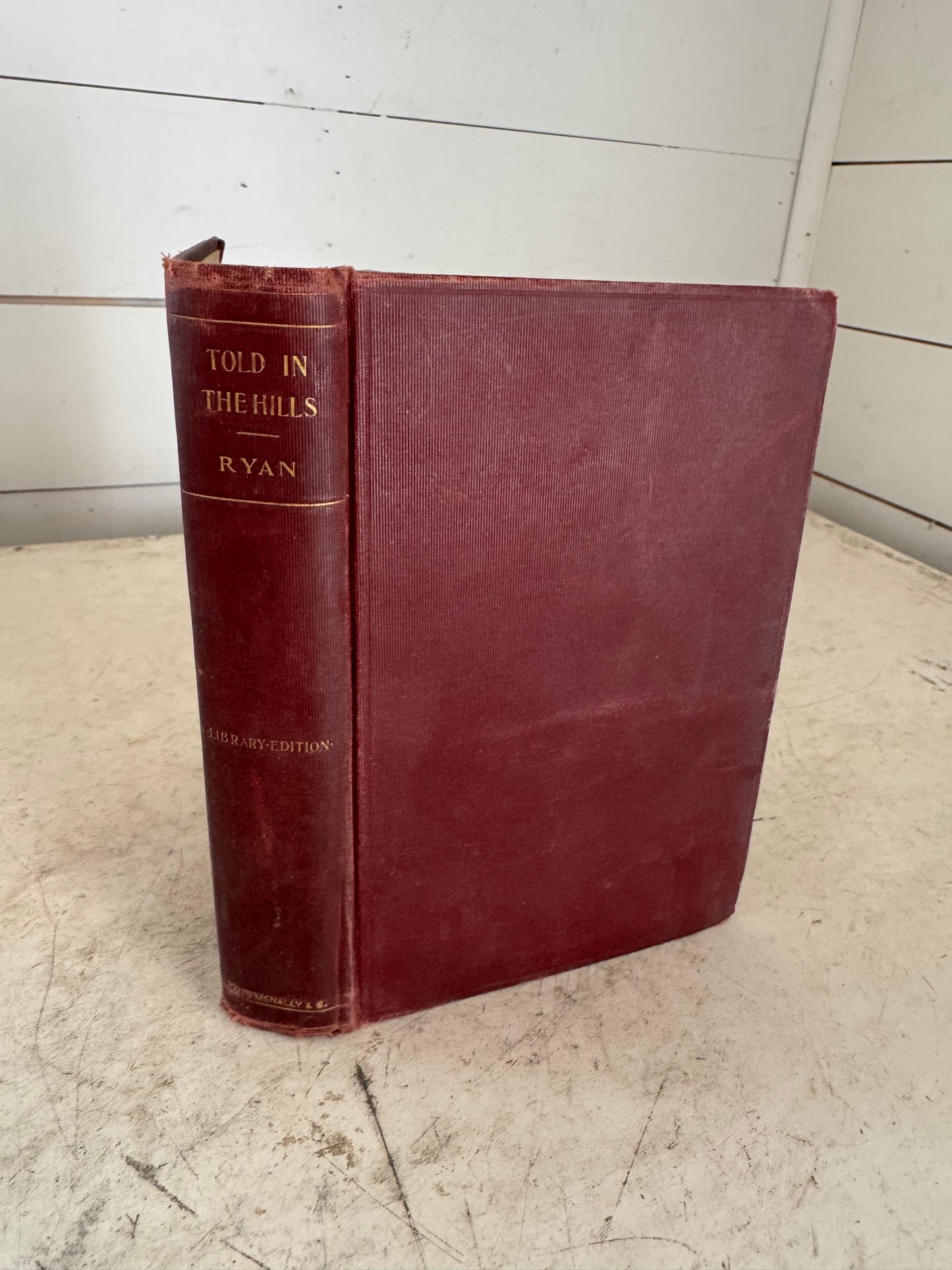 Told in the hills - antique book 1890