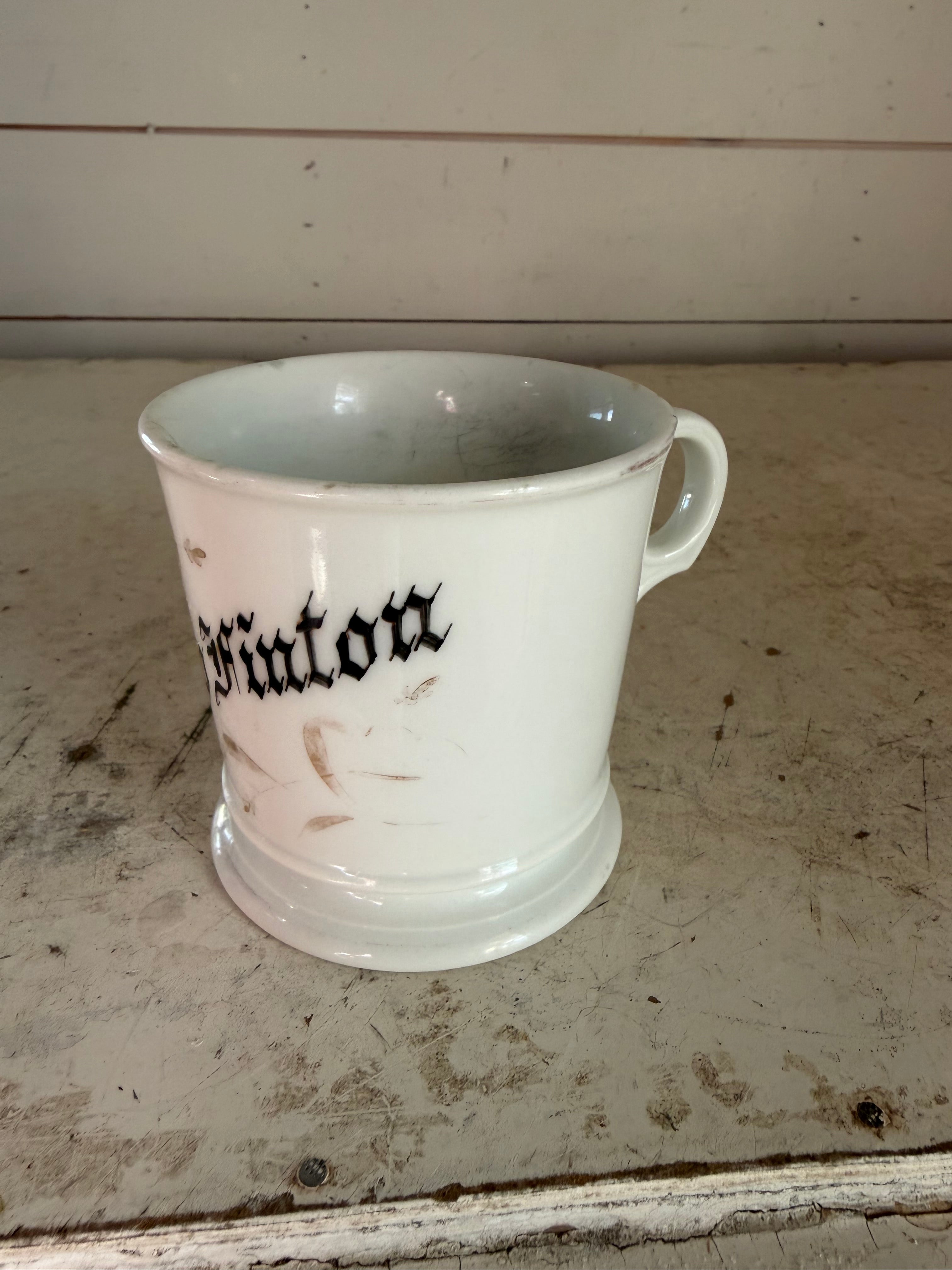 Vintage French shaving mug