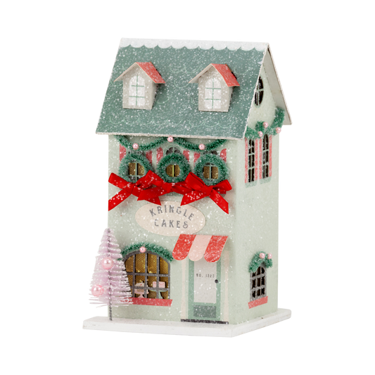 Glitter Christmas village house
 - Christmas Village Cake Shoppe