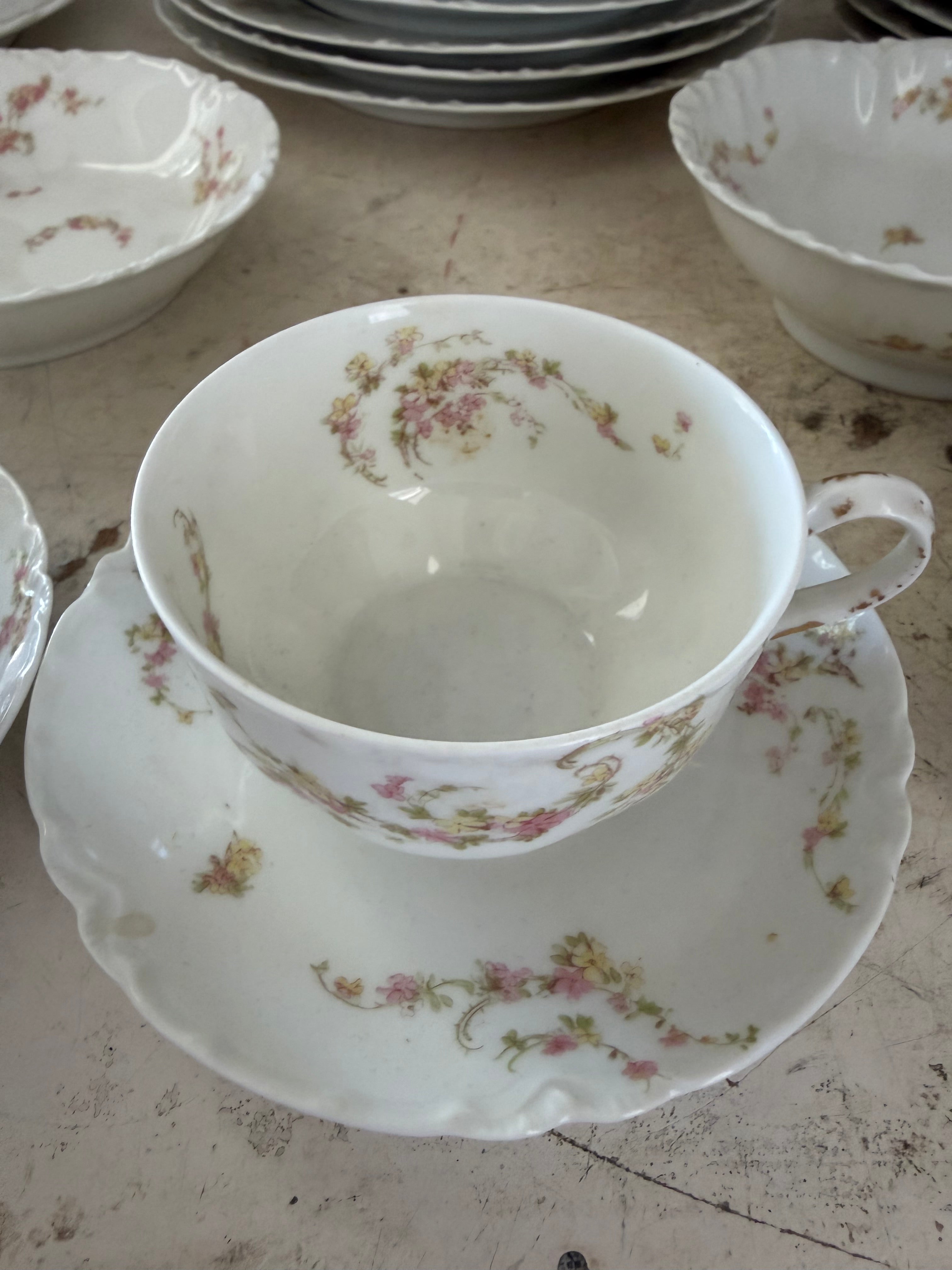 Haviland & Co Limoges France J. A. BOYD SAN DIEGO CAL China / sold Individually