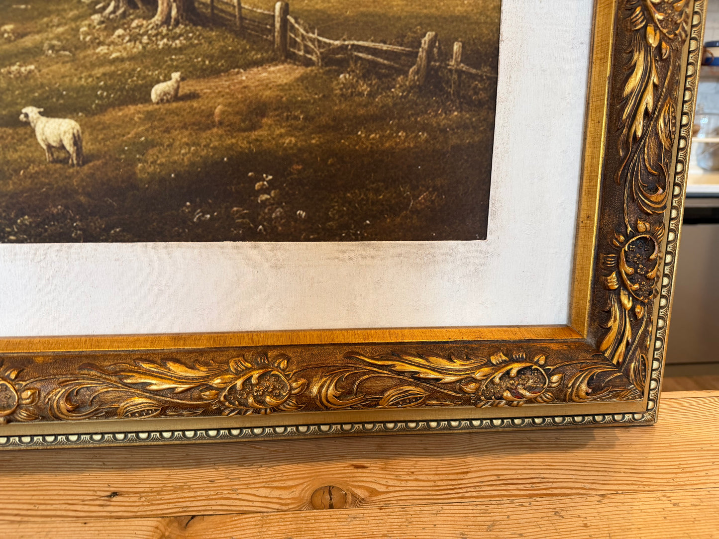 Oversized Canvas Art Piece Framed and designed by Zeb