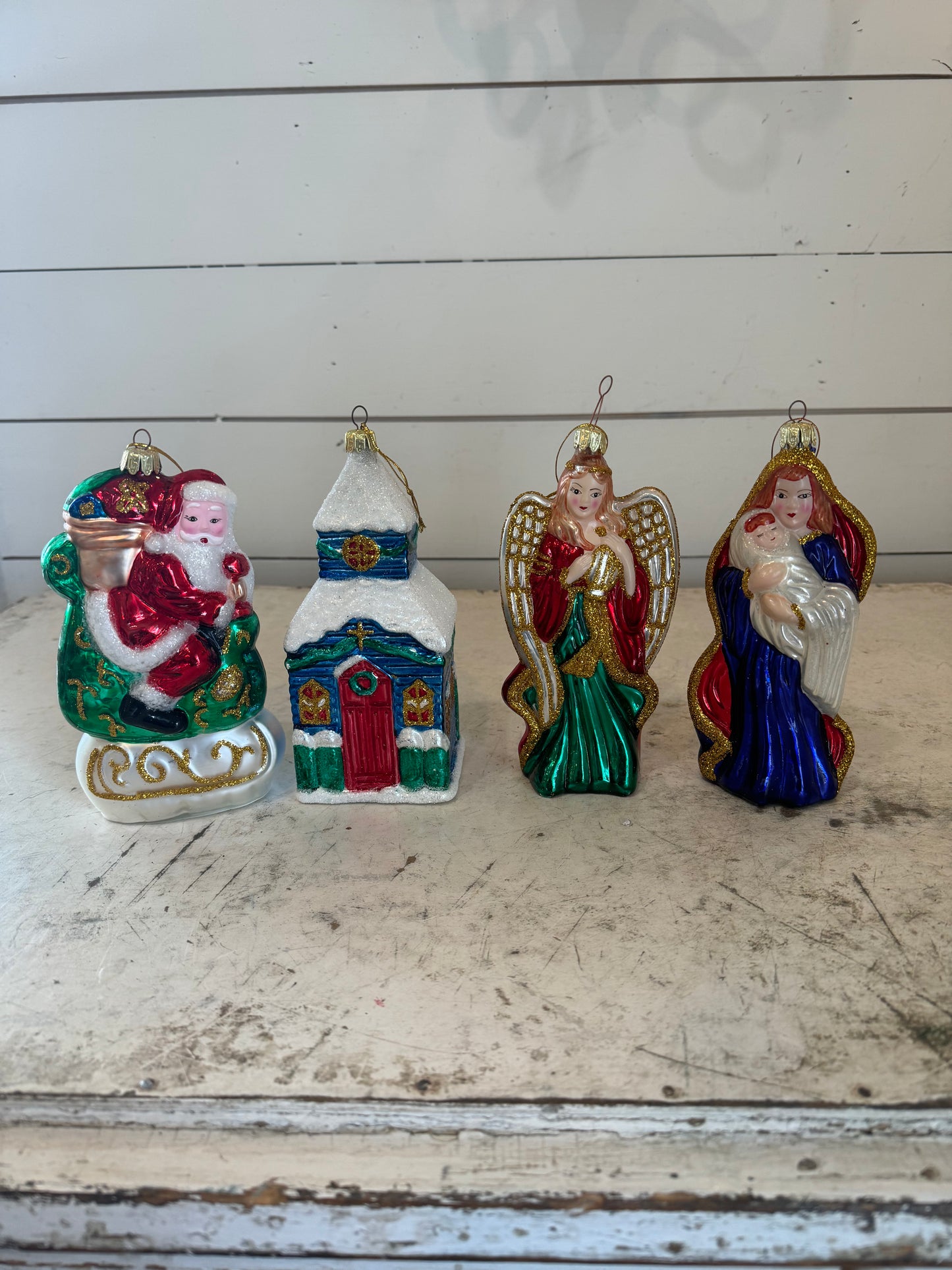 Blown Glass Christmas Ornaments sold individually