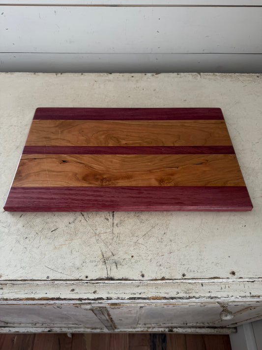 Walnut and Purple Heart Cutting board