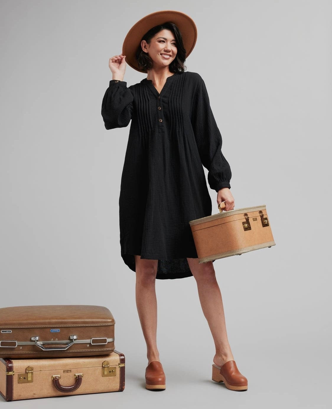 Paige Pintuck Dress | Downeast