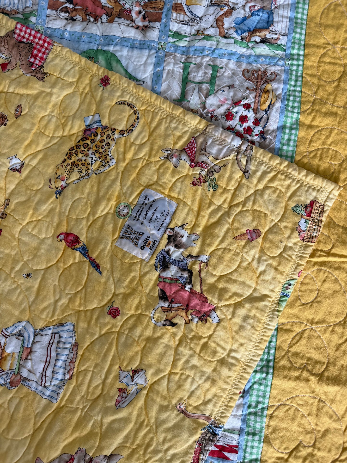 Vintage Alphabet Quilt
