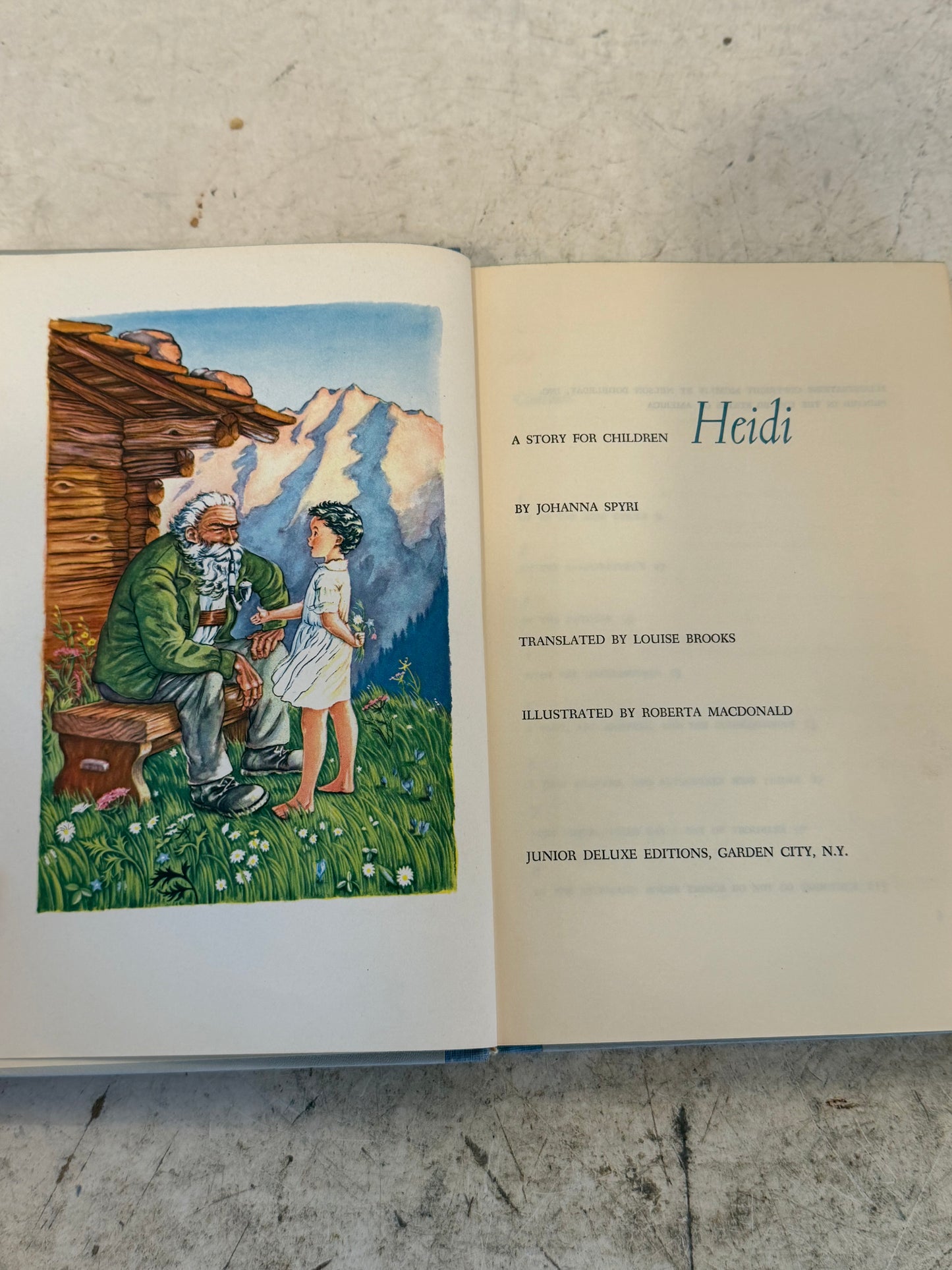 Heidi Book “Junior Deluxe Edition”