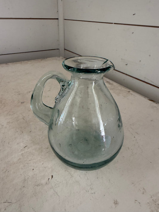 Recycled glass creamer