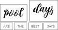 Pool Days Are The Best Days Sign Bar Kit | JRV Stencil Designed by Debi from Debi's Design Diary