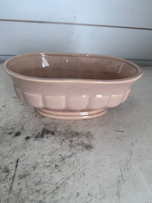 Rose Colored Ceramic Planter