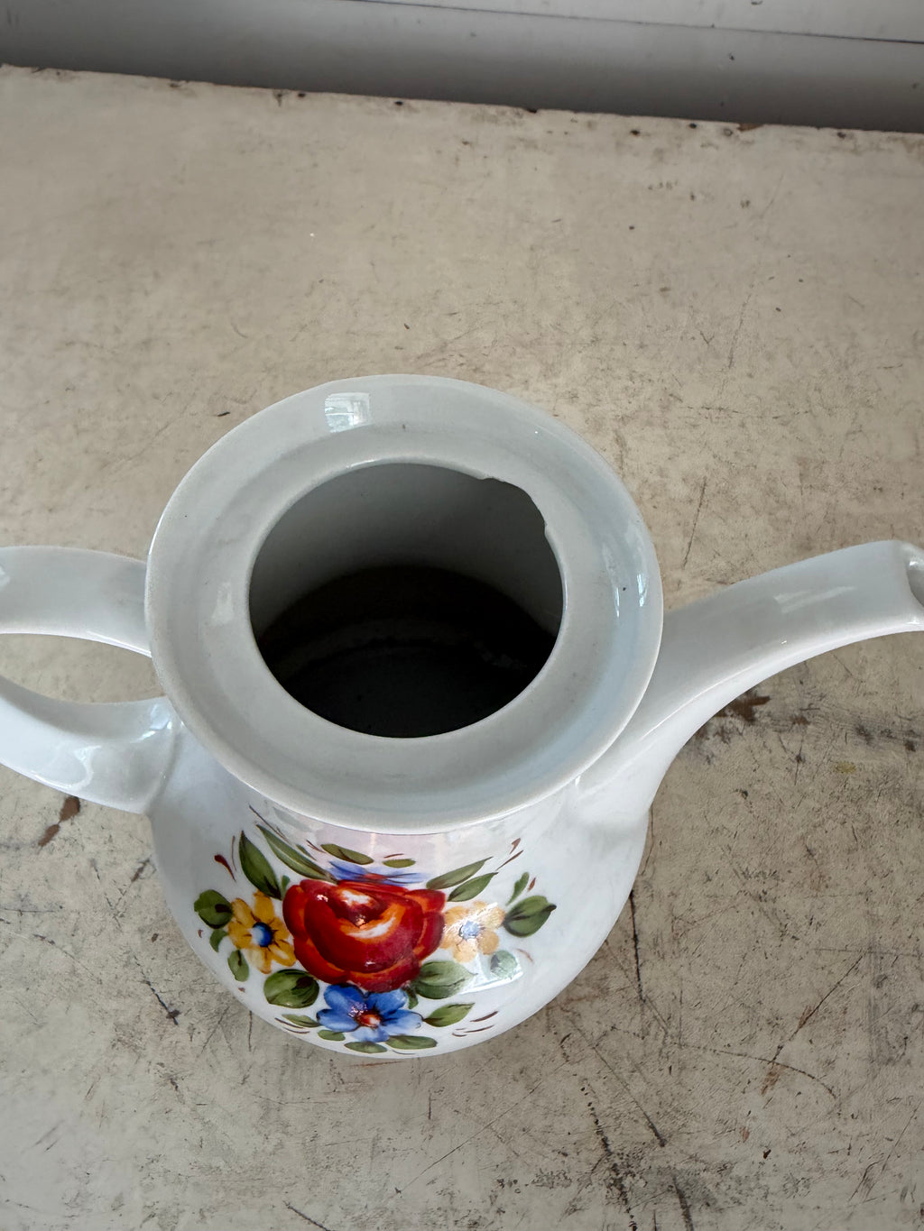 Winterling Röslau Bavaria Pitcher - Missing Lid Has Chip in lip