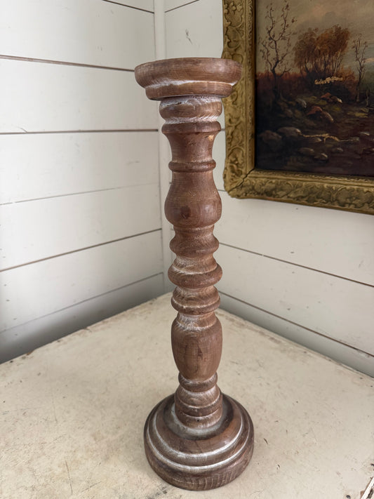 Turned candlestick will get makeover