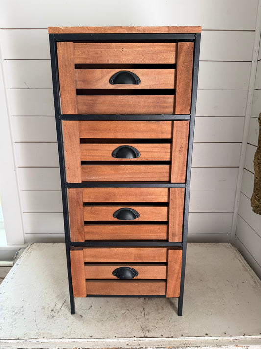 Four Crate Side Table Dresser will get custom finish