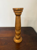 Vintage Turned Candlestick Gold