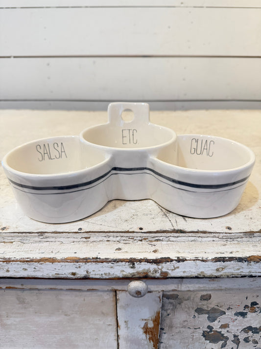 Mud Pie Salsa dip Bowls