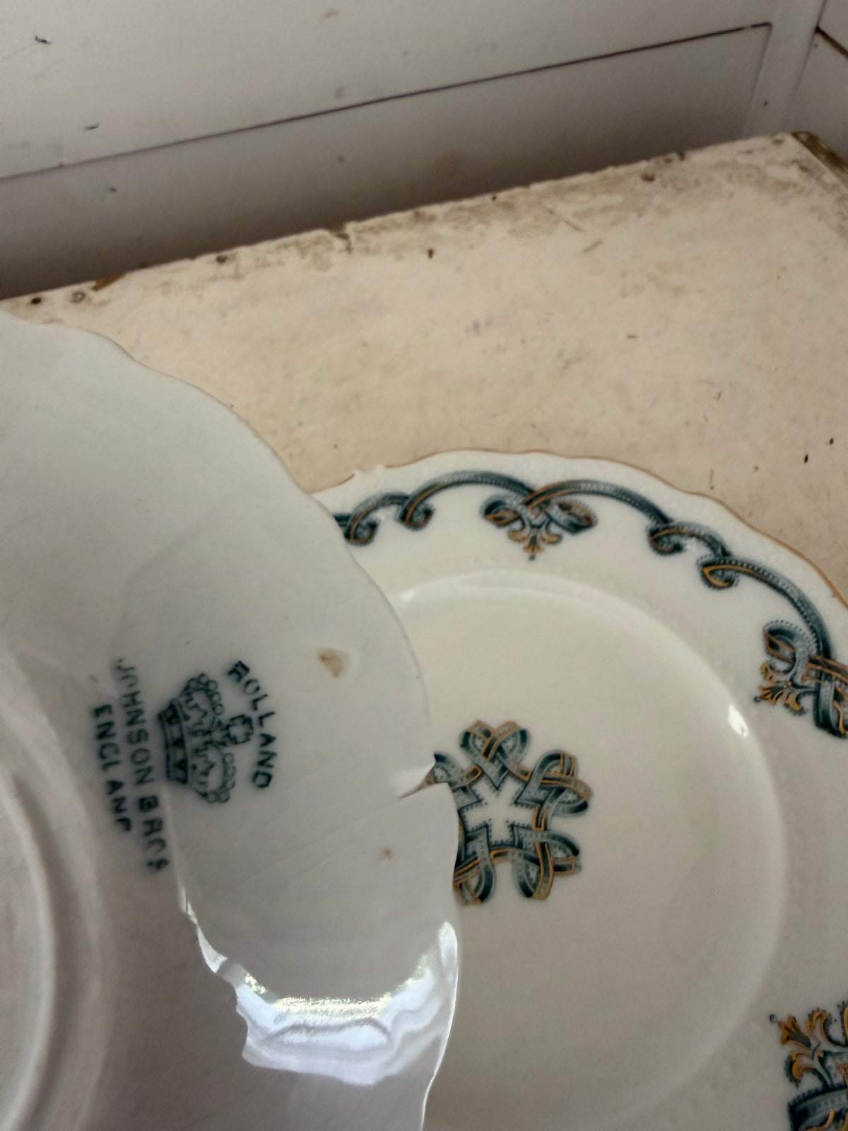 Rolland Blue Green by Johnson Brothers England, dishes sold individually