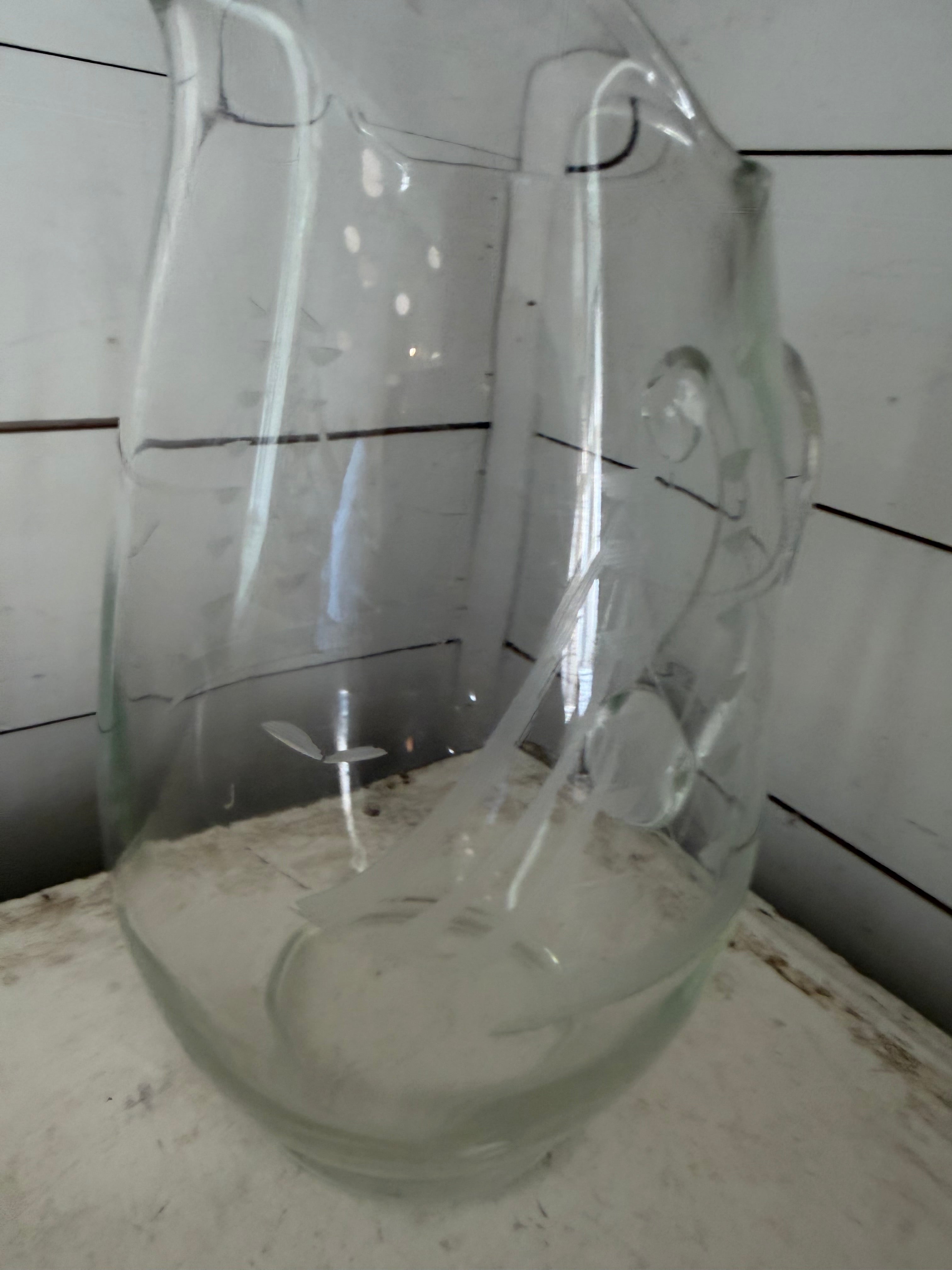 Clipper Collection 1/2 Gallon Etched Glass Pitcher - ship