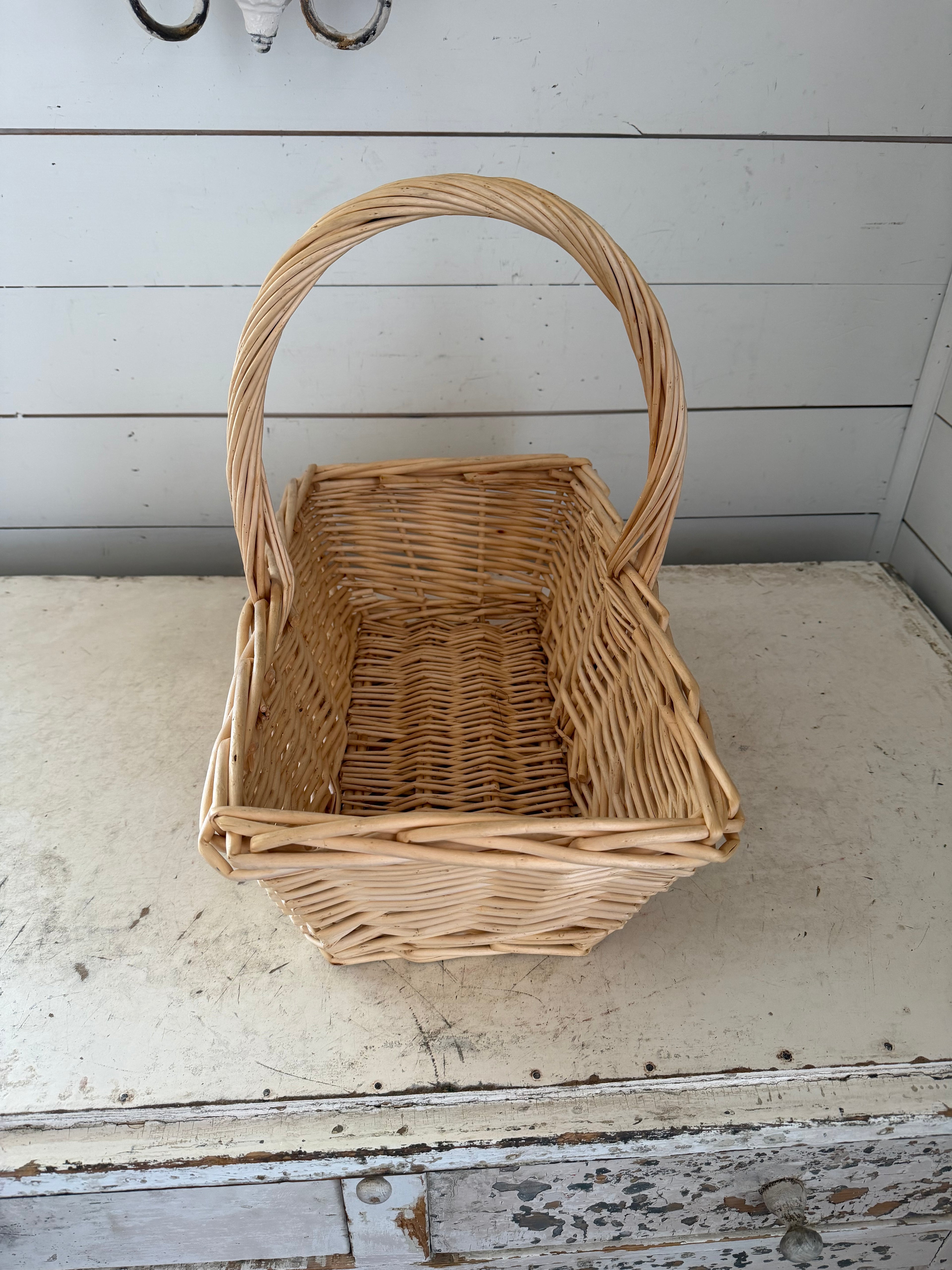 Woven Handled Picnic Basket