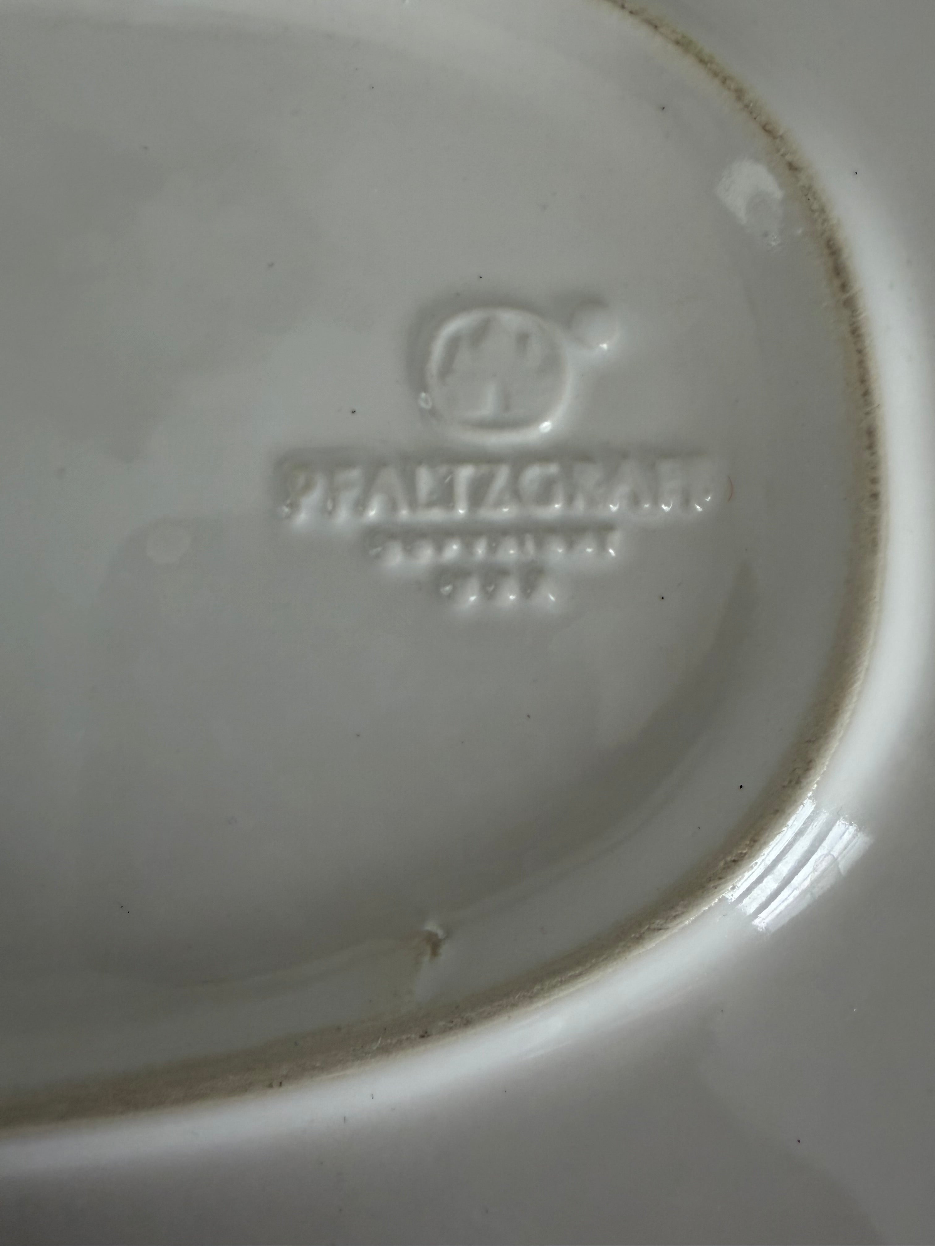 White Pfaltzgraff Edge Platter