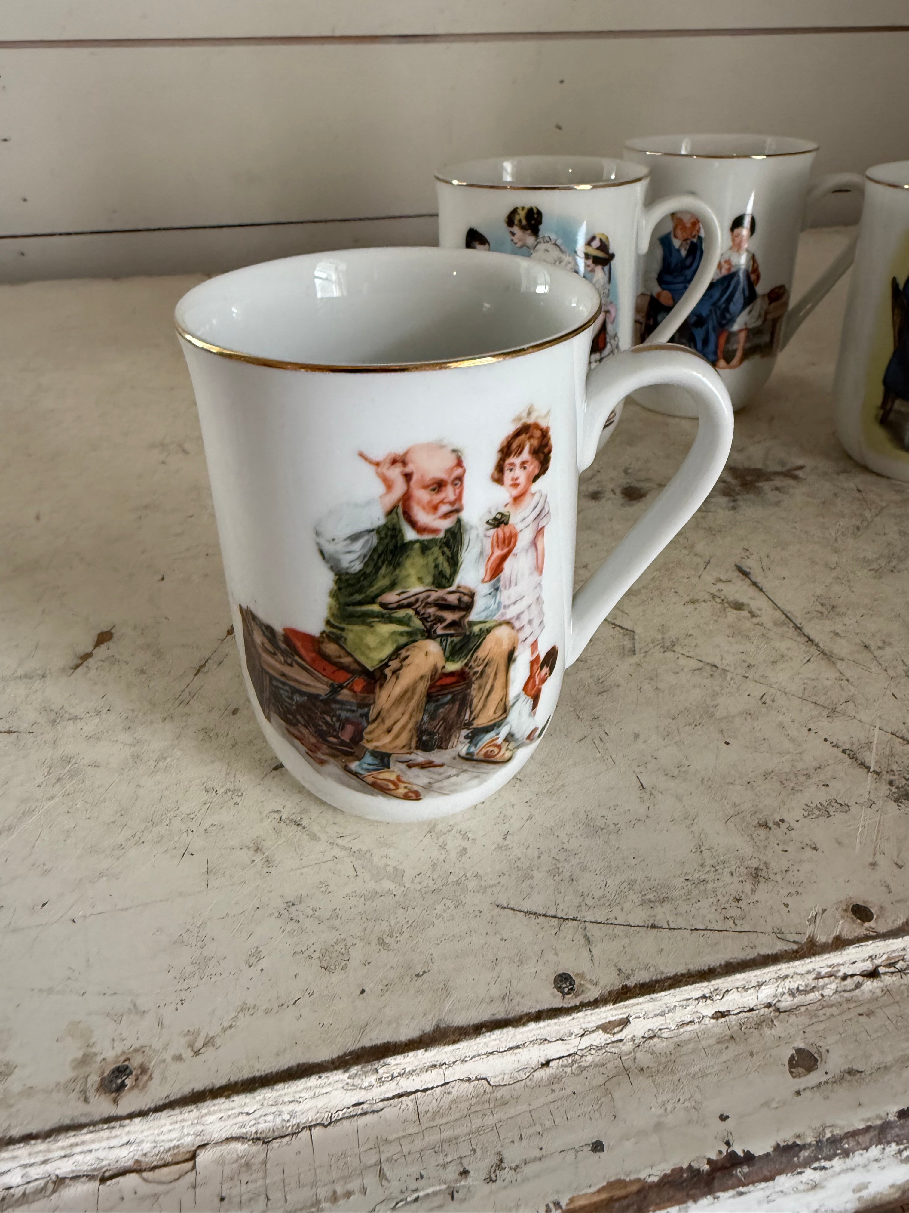 Norman Rockwell Collectible Mugs