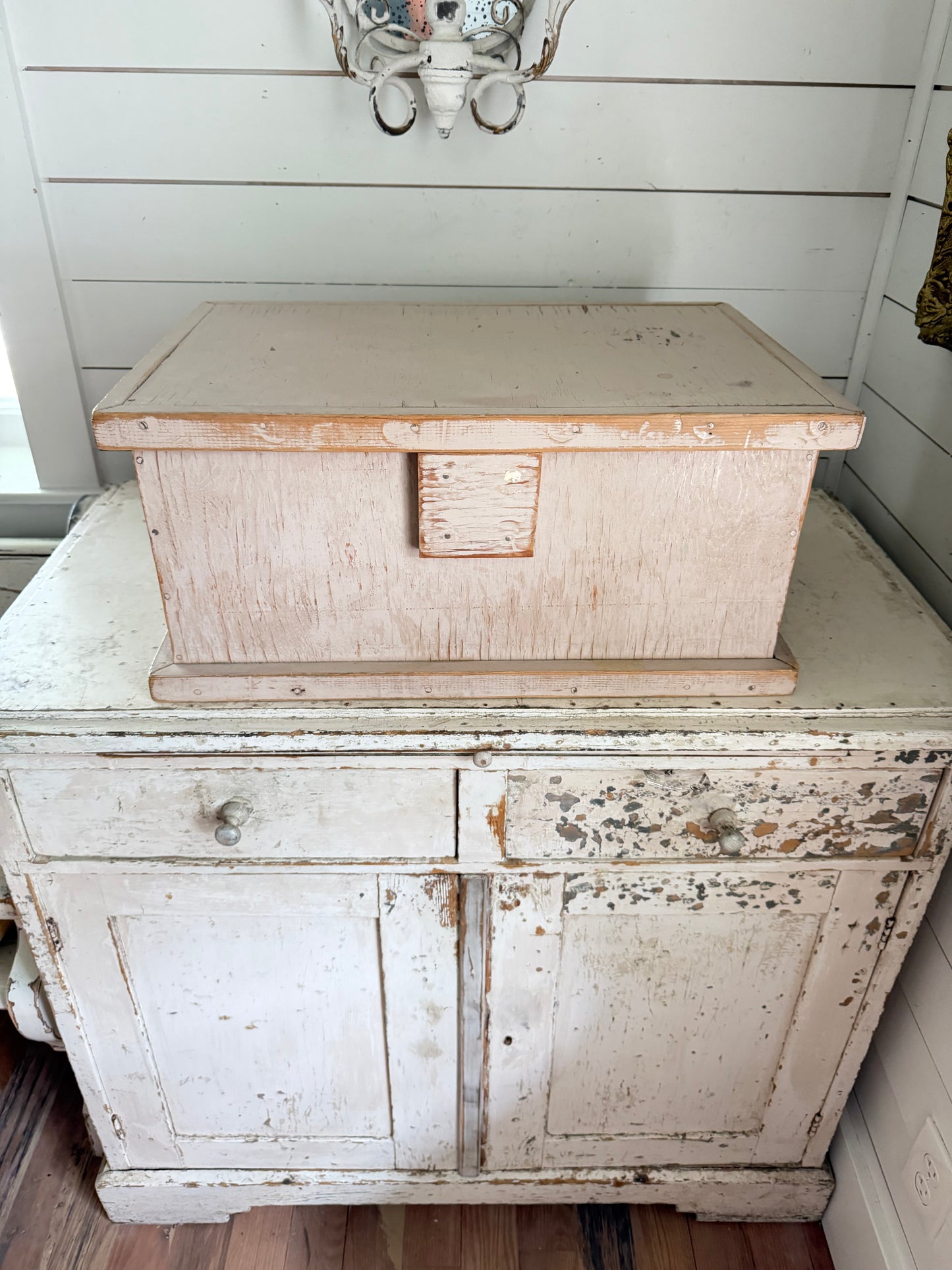 Large Handmade Wood Kindling Box - Will Get Makeover