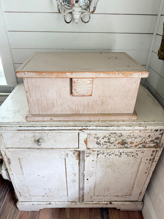 Large Handmade Wood Kindling Box - Will Get Makeover