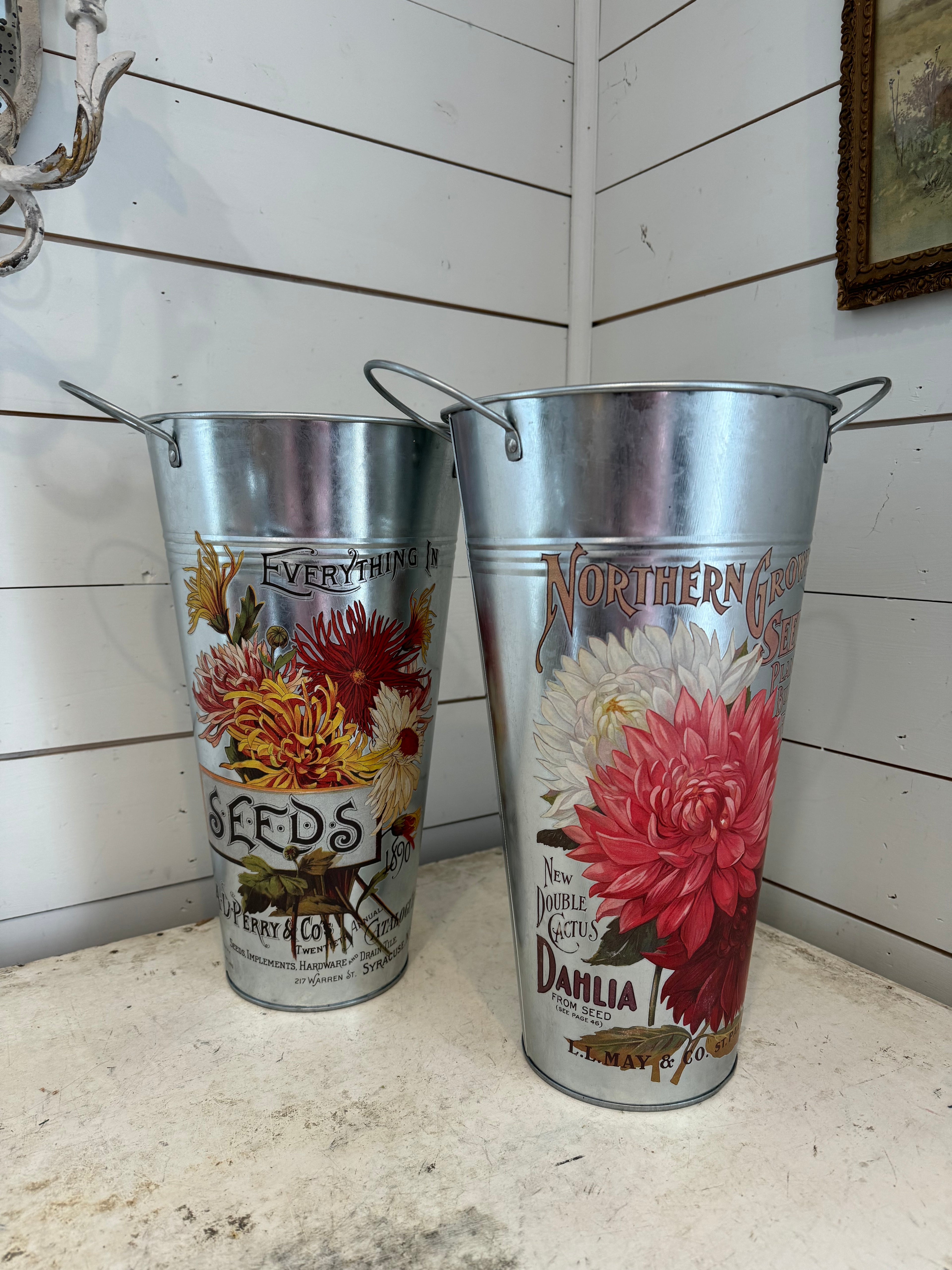 Oversized French Flower Bucket-Picked at Random