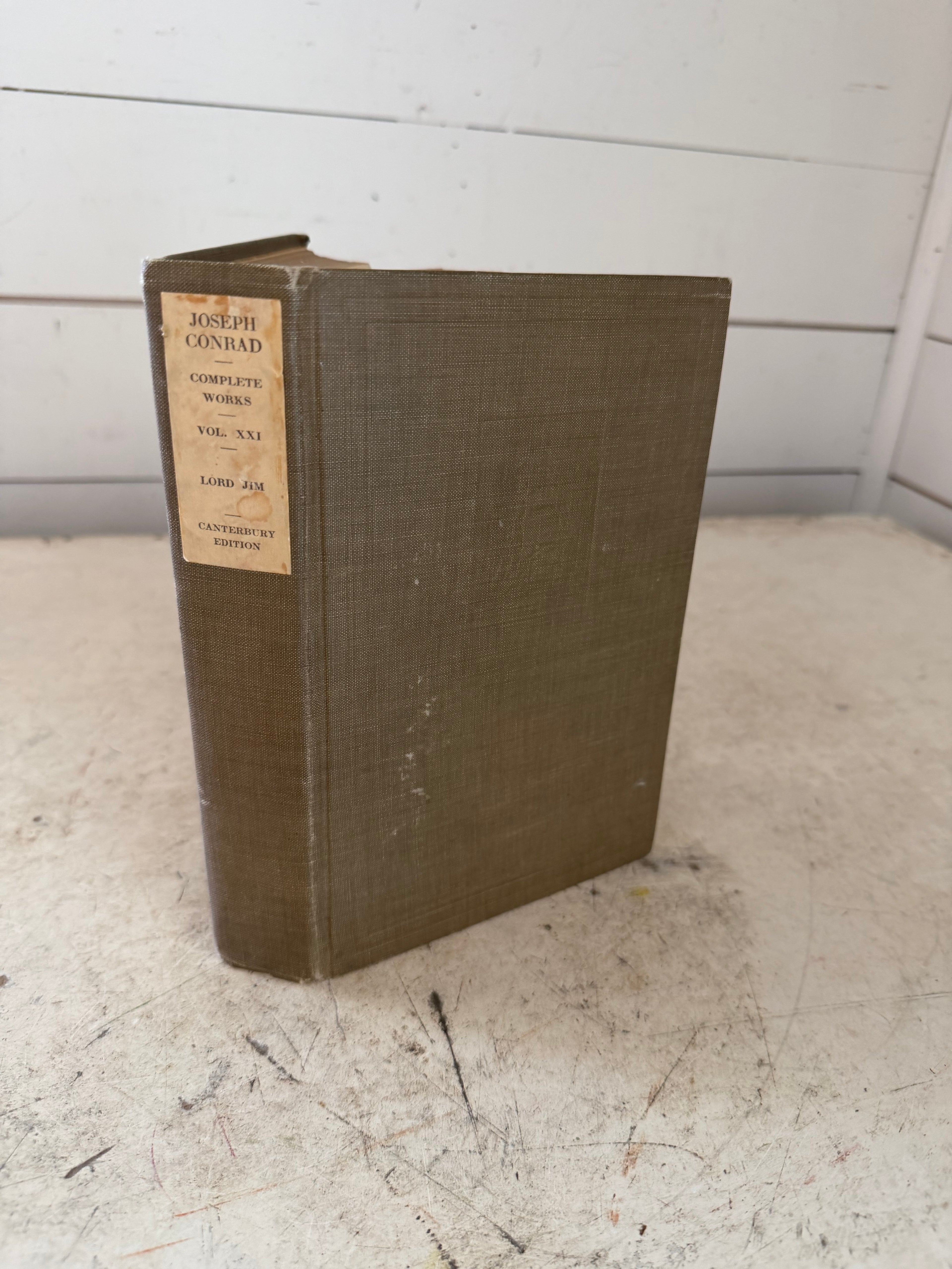 Lord Jim from the Joseph Conrad Complete Works, Doubleday
