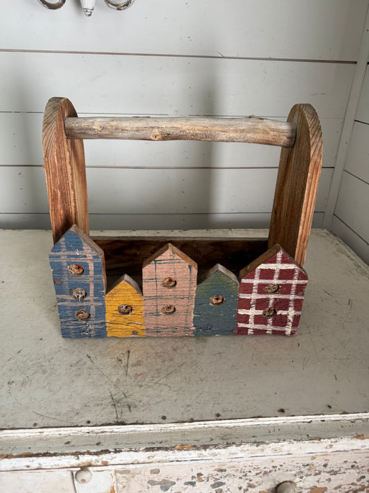 Birdhouse Tote with Tree limb handle