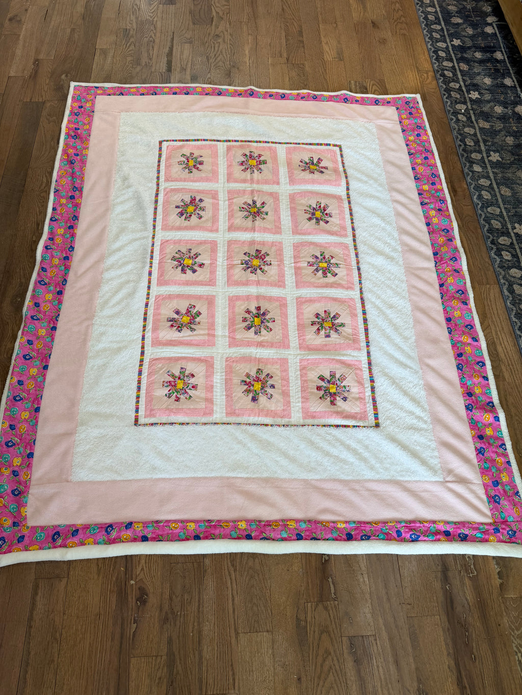 Handmade Patch Work Quilt - Twin