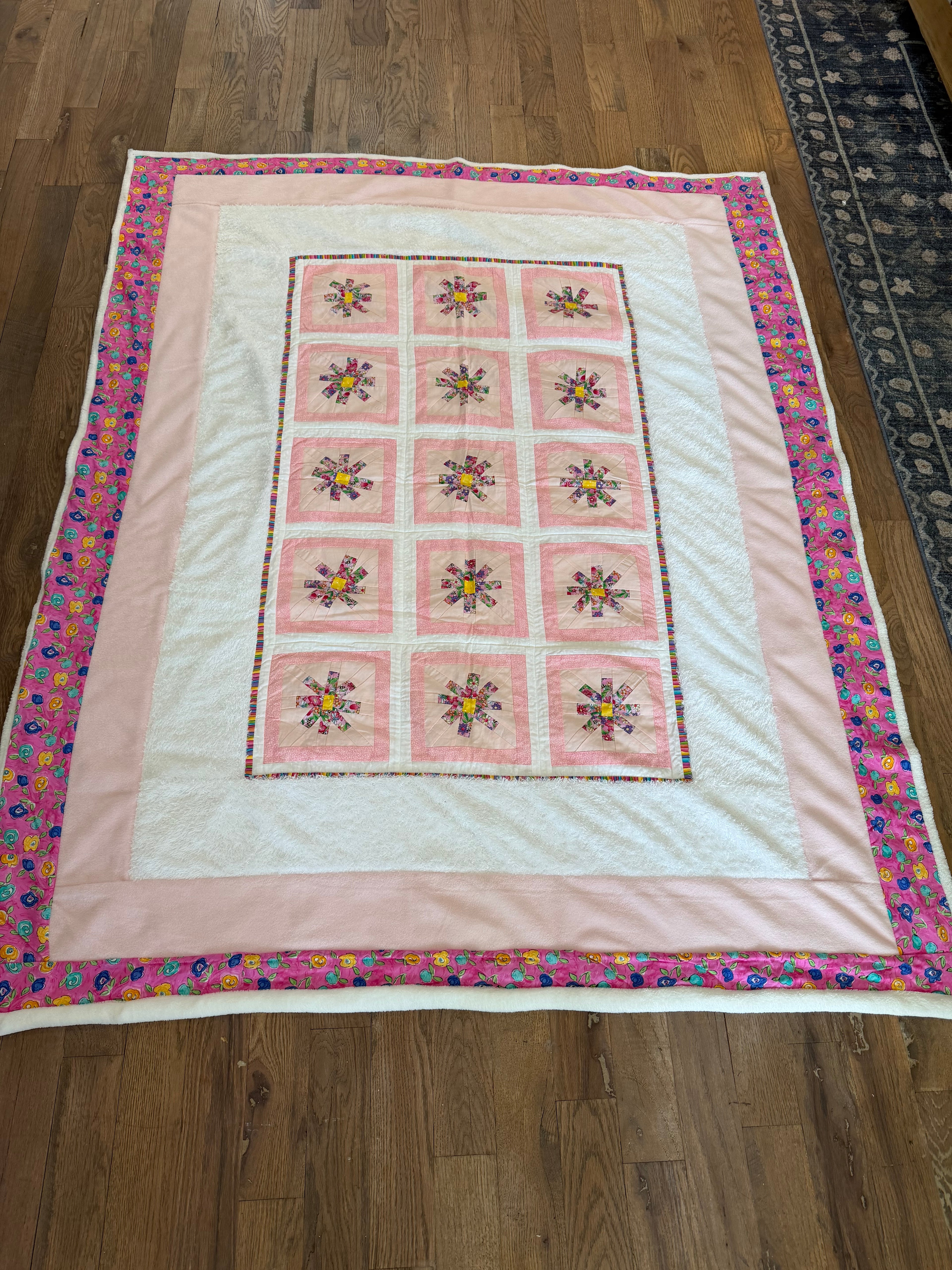 Handmade Patch Work Quilt - Twin